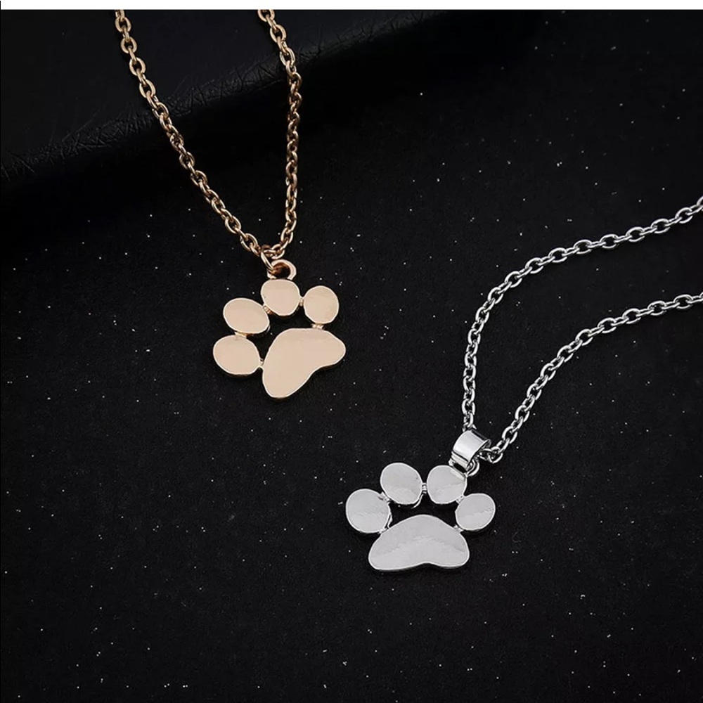 Cute pets dogs footprints pendant chain - Picture 6 of 8